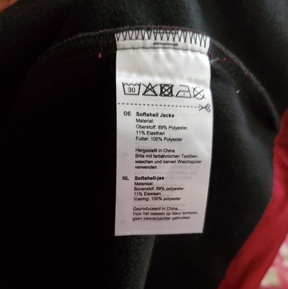 Women's Rain Coat Wine Red sz M/L - Picture 4 of 8